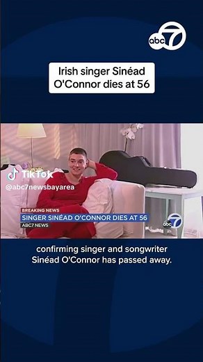 Irish singer Sinéad O'Connor dies at 56