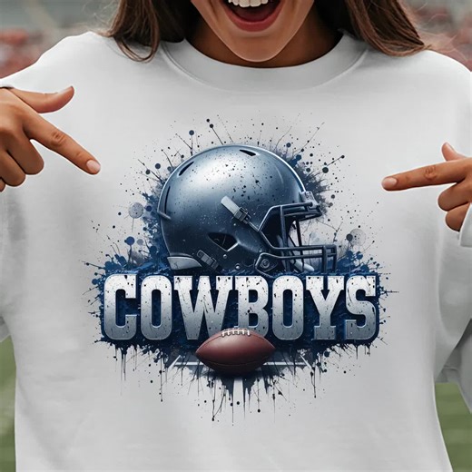 Cowboys Football Clipart PNG Bundle: Use for T-shirt, Stickers, Mug, Frame, Tumbler (digital Download) - Etsy