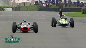 Jackie Stewart back with his incredible BRM P261, driving around Goodwood! #GoodwoodRevival #reviveandthrive | Goodwood Road & Racing