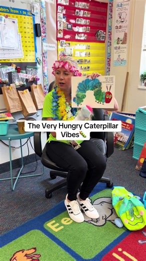 Read Across America Week📚Turn yourself into a colorful collage!🎨Celebrating the magic of Eric Carle🐛🍎🦋#ericcarle#booktok #teachersoftiktok #teacher#readacrossamericaweek