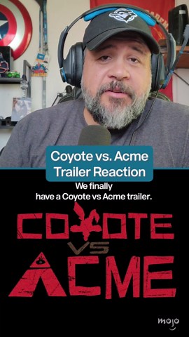 Coyote vs Acme trailer reaction