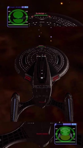 The Scimitar just pulled up with a whole fleet... Excalibur is in trouble 😵‍💫 #startrek #trekkie #starfleet #trekbattles