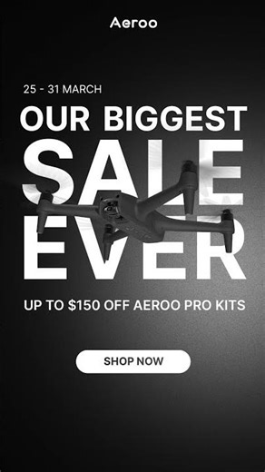 Aeroo Drones biggest sale ever is now live!
