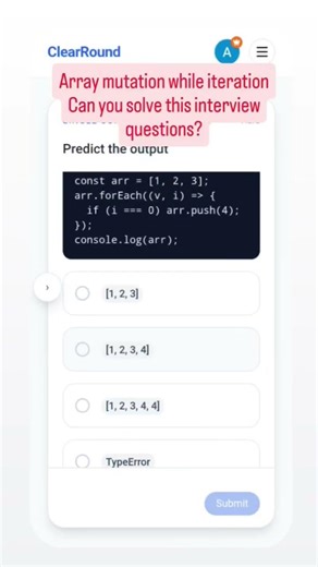 What if you modify an array while iterating over it in Javascript? #jsfiddle #jsdev