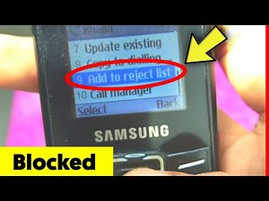 How to Add or Remove Blacklist Number Samsung Any Keypad Mobile | b110e, e1200, b310e, b313e, e1200y