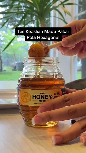 Real High Quality Honey - Authenticity Test Using Hexagonal Pattern