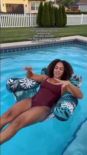 Inflatable Pool Hammock Float –Floating Lounge Chair with Mesh Seat, Headrest & Cooling Water Design