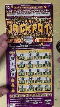 COIN CASH MONEY! JACKPOT! PA LOTTERY NEW $20 SCRATCH OFF TICKET WINNER #scratch #lottery #palottery