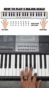 How To Play C Major Scale #harmoniumguru | Harmonium Guru