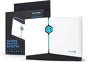 PRO WiFi6 Gaming Router,GearUP Booster Plugin with 1-Year Booster VIP,5GHz & 2.4GHz,Includes 2 Network Cables,Reduce ping and Pocket Loss,for All Console & PCs