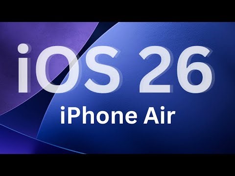 Update iPhone Air to iOS 26