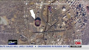 See sky-diver's view of stadium dive