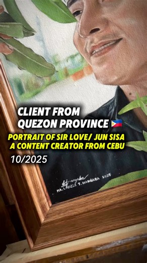 3.2K views · 157 reactions | Portrait of Sir Love / Jun Sisa  A content creator from Cebu  #drawing #painting #oilpainting #junsisa #SIRLove | Ma Larizza Tierra Mangaba | Facebook
