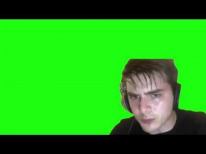 Sweaty Speedrunner green screen