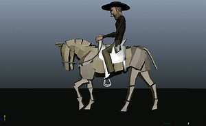 horse Side view