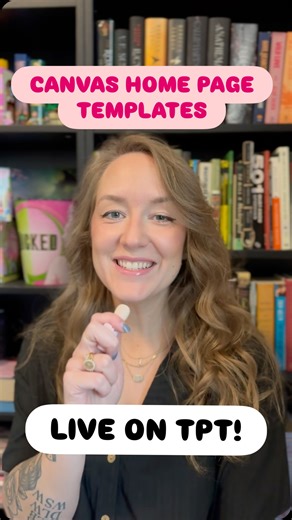 Kendra Bess | HS ELA Resources on Instagram: "I finally did it 😭 The Canvas Home Page templates teachers kept asking for are officially LIVE on TPT. ✔️ A FREE version to try ✔️ A FULL bundle with multiple designs + teacher directions ✔️ Made for high school teachers who want Canvas to look intentional, not chaotic If you use Canvas LMS, this is your sign to stop staring at a boring default homepage. Your students deserve better. You deserve easier. 🔗 Link in bio 💾 Save this for later 👀 Follo