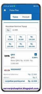 Cara Isi Saldo PULSA PLUS via Qris MDR 0 % / GRATIE