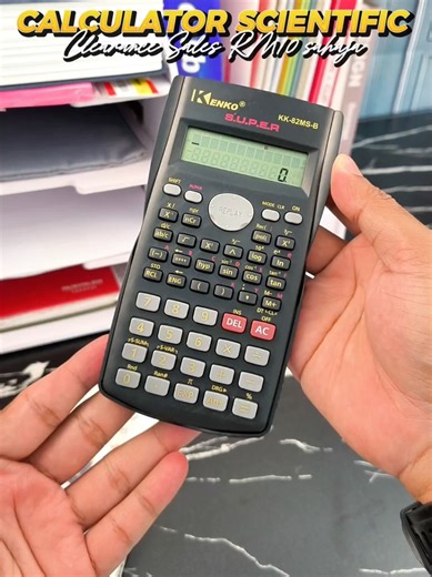 Variasi Warna Kalkulator Scientific yang Murah
