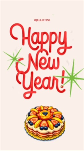 Gelatinas by Brenda Z.🍓🍑 on Instagram: "Happy New Year! Wishing you so much love, peace, and abundant blessings! 🙏🏻✨ Feliz Año Nuevo! Deseandoles mucho amor, paz y bendiciones en abundancia! 🙏🏻✨ #maderadesserts #gelatinas #jellodesserts #gelatinacremosa #minijellos"