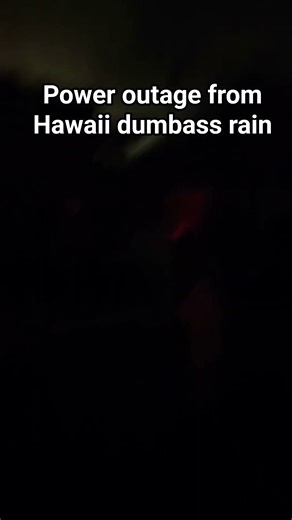 dumb power outages from the rain bro