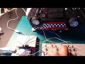 Realtek RX2 (RX2B) driven toy car controlled via Arduino PWM signals