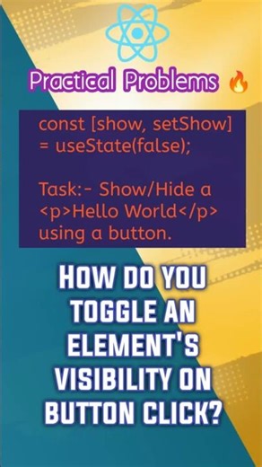 How do you toggle an element's visibility on button click? #codewithharry #ethereum