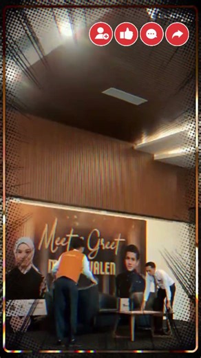 VALEN MILA ATTENDED A MEET AND GREET EVENT THIS AFTERNOON AT THE ODAIDA HOTEL, PAMEKASAN, MADURA