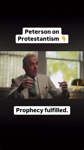 𝗝𝗼𝗿𝗱𝗮𝗻 𝗣𝗲𝘁𝗲𝗿𝘀𝗼𝗻 𝗼𝗻 𝗣𝗿𝗼𝘁𝗲𝘀𝘁𝗮𝗻𝘁𝗶𝘀𝗺 "...𝘵𝘩𝘦 𝘭𝘰𝘨𝘪𝘤𝘢𝘭 𝘤𝘰𝘯𝘤𝘭𝘶𝘴𝘪𝘰𝘯 𝘰𝘧 𝘗𝘳𝘰𝘵𝘦𝘴𝘵𝘢𝘯𝘵𝘪𝘴𝘮... 𝘦𝘷𝘦𝘳𝘺𝘣𝘰𝘥𝘺 𝘪𝘴 𝘵𝘩𝘦𝘪𝘳 𝘰𝘸𝘯 𝘤𝘩𝘶𝘳𝘤𝘩." There's no end to the fragmentation. But Jesus said, “𝘛𝘩𝘢𝘵 𝘵𝘩𝘦𝘺 𝘮𝘢𝘺 𝘢𝘭𝘭 𝘣𝘦 𝘰𝘯𝘦.” - John 17:21 𝘮𝘢𝘬𝘦𝘢𝘮𝘦𝘳𝘪𝘤𝘢𝘤𝘢𝘵𝘩𝘰𝘭𝘪𝘤𝘢𝘨𝘢𝘪𝘯 𝘐𝘯𝘴𝘵𝘢𝘨𝘳𝘢𝘮 | 𝚕𝚒𝚝𝚝𝚕𝚎 𝚘𝚗𝚎