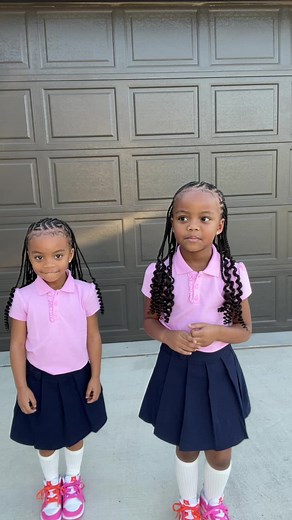 Before school fun @theglamtwins_