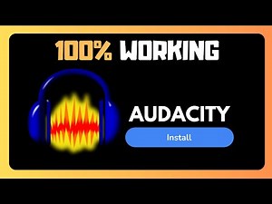 EASY STEPS How to INSTALL AUDACITY On Windows 11