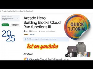 Arcade Hero: Building Blocks Cloud Run functions III ARC1222 || Complete Guide | #qwiklabs #arcade