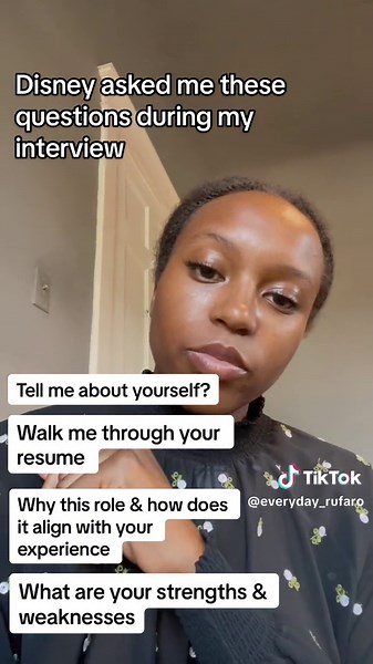 Disney interview questions #recruiting #jobsearch #finance #summerinternship #tiktokcareer