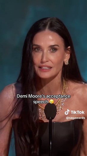 Demi Moore's Touching Acceptance Speech at SAG Awards
