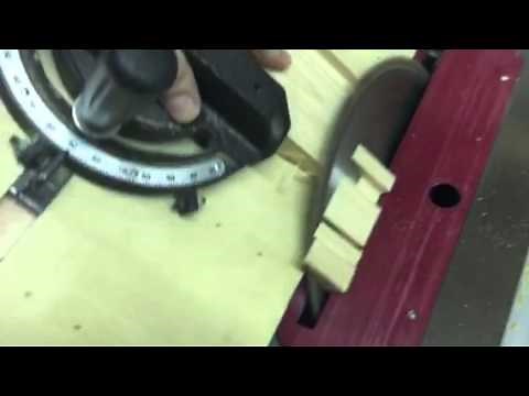 Cutting greater than 45 degrees on a table saw