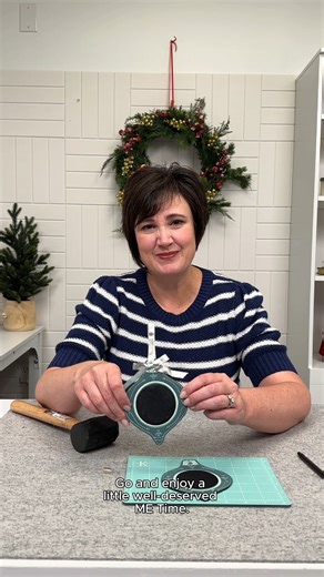 Watch this quick tutorial to learn how to use your hole punch tool for the “Tis the Season” Bella Box ornament! ✨♥️ | Kimberbell Designs