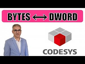 CODESYS: Packing and unpacking Bytes to DWORD in CFC #codesys #cfc #plcprogramming #packing