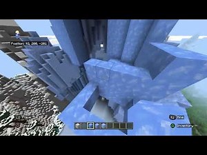 Building Elsa's Ice Palace #36 - Minecraft Frozen Elsa's Ice Castle Tutorial - The Ice Castle Forms