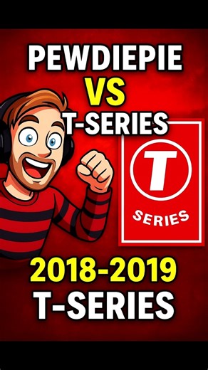 The war between T-series and PewDiePie!