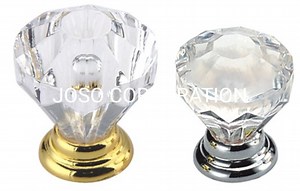 [Hot Item] Metal with Crystal 32mm Cabinet Wardrobe Knob Office Handle Dresser Handle