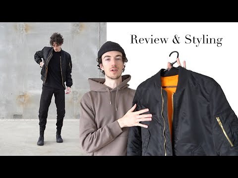 Alpha Industries MA-1 Bomber Jacket (slim) | Review & Styling