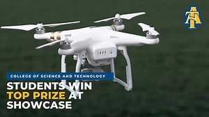 3.1K views · 175 reactions | N.C. A&T College of Science and Technology students recently took the top prize at the AAAS - The American Association for the Advancement of Science HBCU Making & Innovation Showcase, supported by National Science Foundation (NSF), for their fully autonomous UV sanitation drone to battle airborne pathogens. https://www.ncat.edu/news/2021/12/aaas-showcase-win.php | North Carolina A&T State University | Facebook