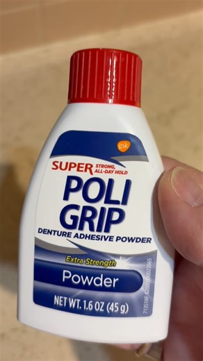 Watch Poligrip Powder Denture Adhesive has been a game changer for me it is the best denture product on Amazon Live