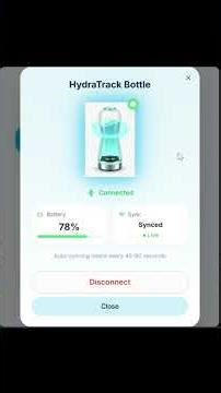 “HydraTrack AI | Smart Bottle + App Demo | AI Hydration System”