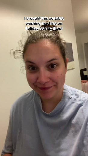 Testing a Portable Washing Machine on Holiday - Laundry Travel Hacks!