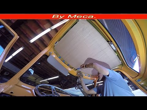 How to Upholster the Roof of a 1957 Ford Pickup - Classic Truck Headliner