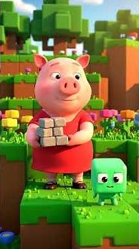 ⛏️ Pepi Pigy Plays Minecraft in Real Life! Pepa pig 3D episode 1