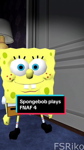 Spongebob Plays FNAF 4 - VRChat Memes ft. Roxy
