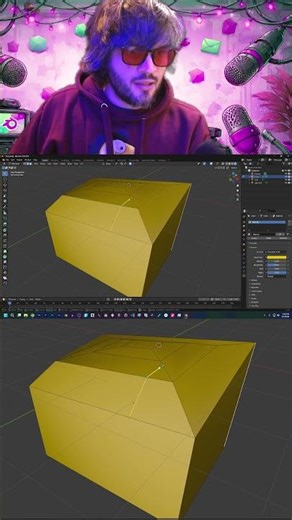 🔪 How to Cut Through a Mesh with the Knife Tool in Blender (Quick Tip)