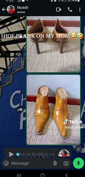 😂🤣😂 shoe prank on mom #fyp #goviral #justforfun #funny #laugh #mom