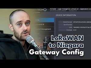 Multitech Gateway Setup | LoRaWAN to Niagara